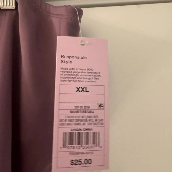 NWT Purple Lace Trim Skirt - Picture 5 of 6